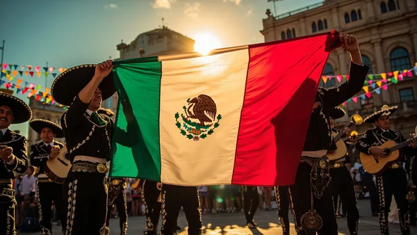 KI-Inhalt 'Flagge und Mariachi' von Autor Zavodov
