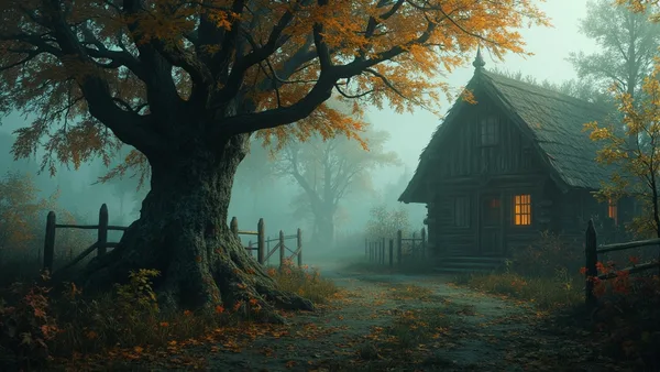KI-Inhalt 'Nebliger Herbst' von Autor Zavodov