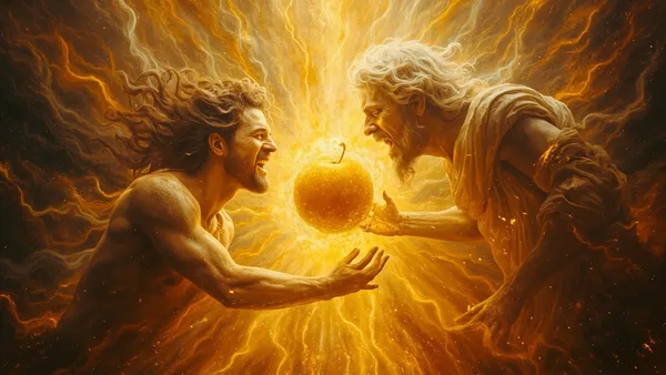 KI-Inhalt 'Goldener Apfel' von Autor Zavodov