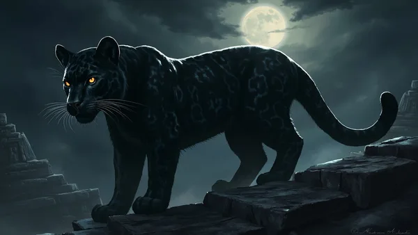 KI-Inhalt 'Mondpanther' von Autor Zavodov