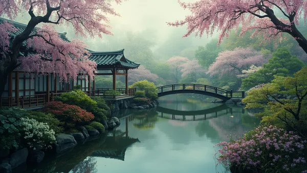 KI-Inhalt 'Sakura-Garten' von Autor Zavodov