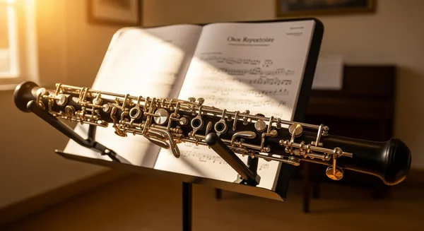 KI-Inhalt 'Oboe und Noten' von Autor Zavodov