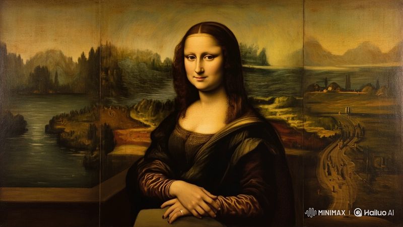 AI content 'Mona Lisa's Panoramic Vision' by author Zavodov